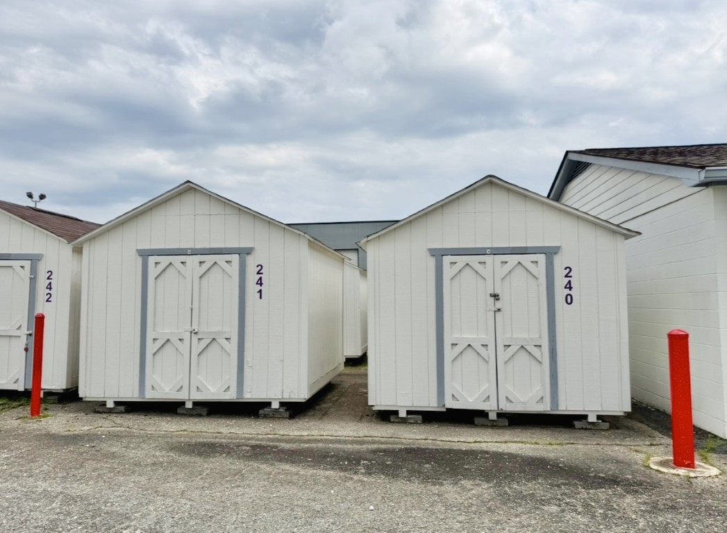 Paved Aisles and Perimeter Fencing